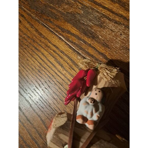 Vintage 2004 Handmade Navajo Native American Southwestern Wall Decor Unique - Picture 5 of 11